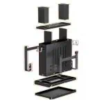 Messerblock Anthrazit 7