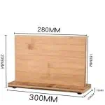 Messerblock Holz Ohne Messer 5